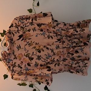 Flowy flutter sleeve blouse